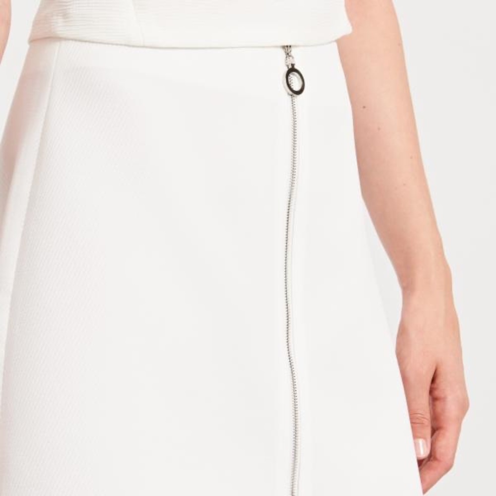 NWT White A Like Mini Skirt EUR 36 Small